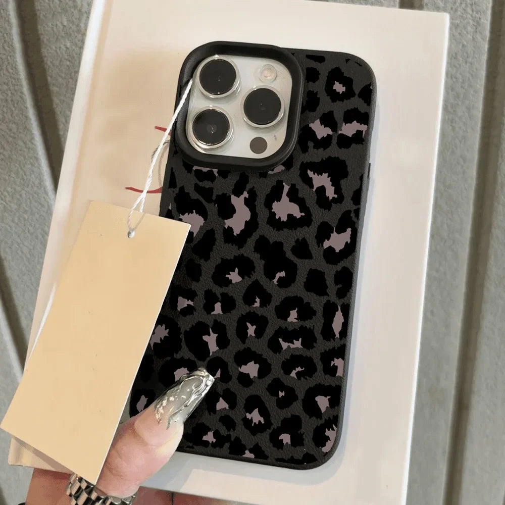 Soft Leather Silicone Phone Case