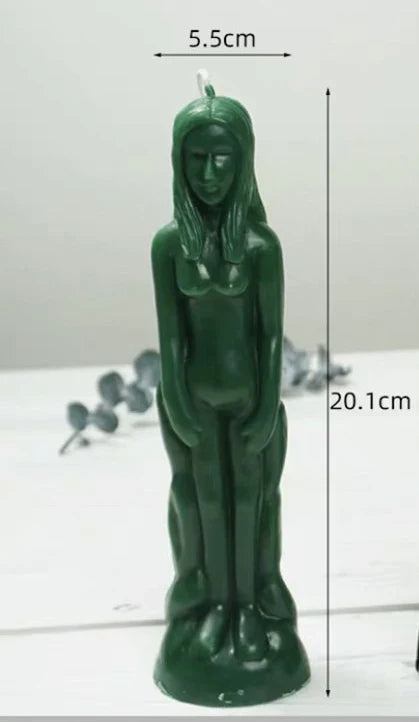 Female and Male Figurine Candles