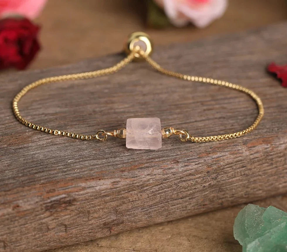 Chunky Assorted Crystal Gold Bracelets