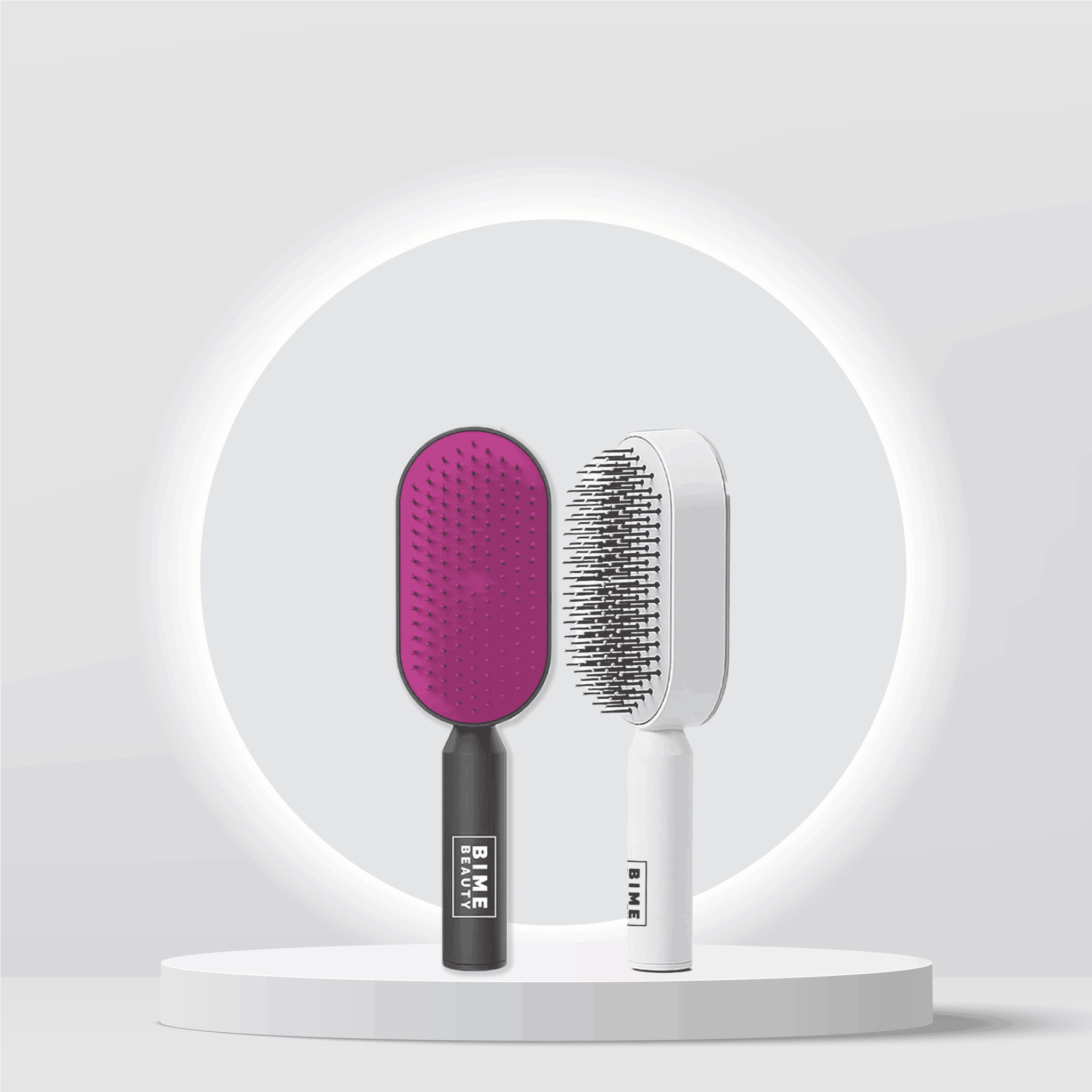 Self-Cleaning Hair Brush by BimeBeauty