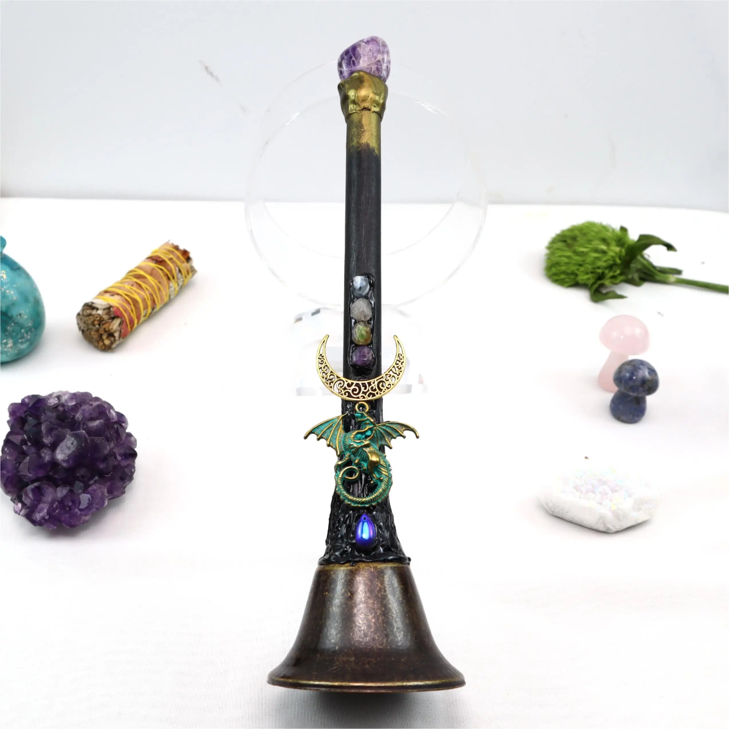 Crystal Charm Altar Bells