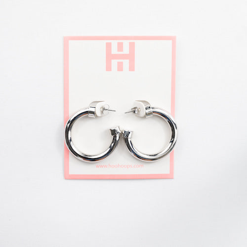 Mini Hoops - Silver