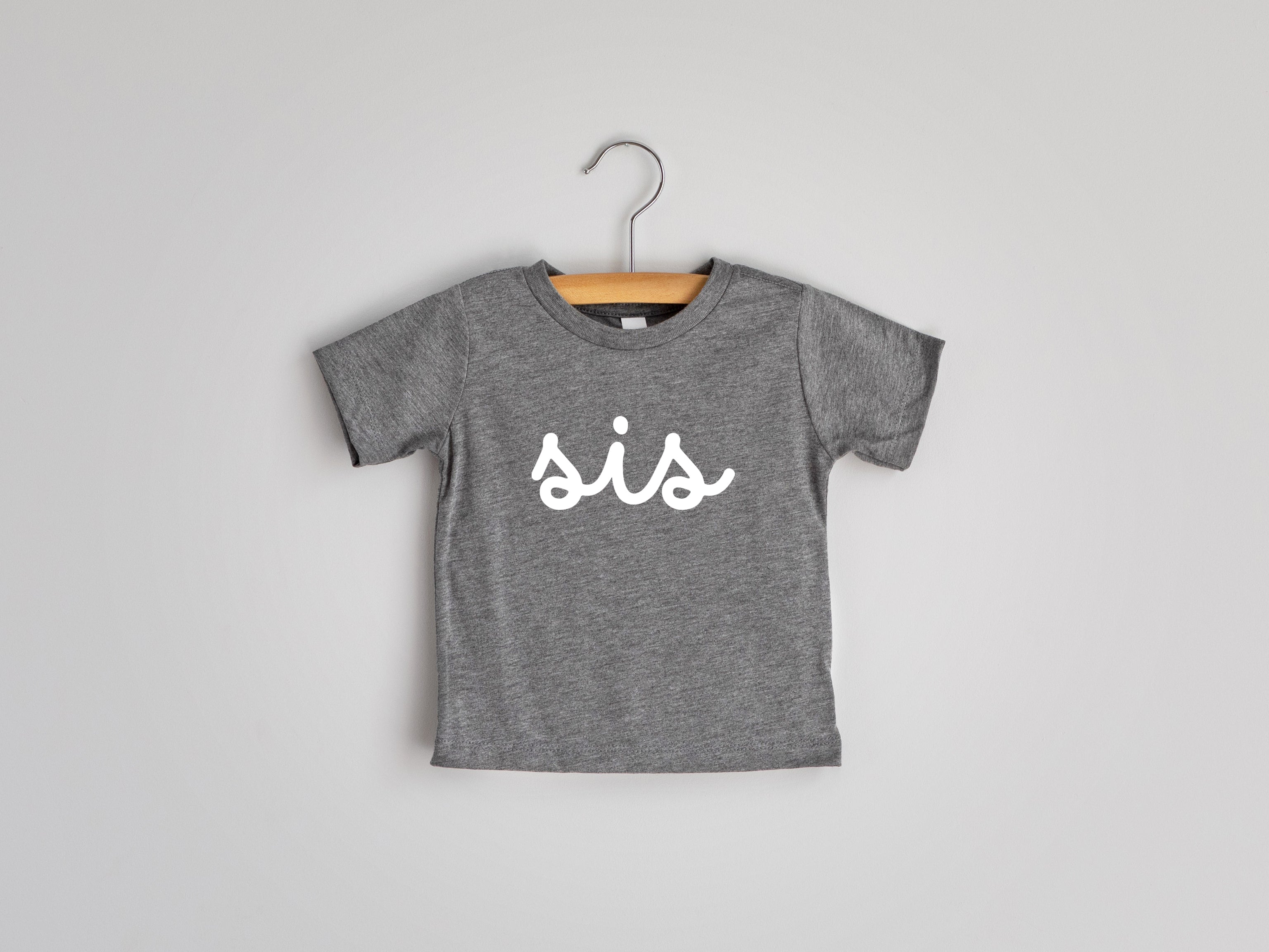 Sis Script Baby and Kids Tee