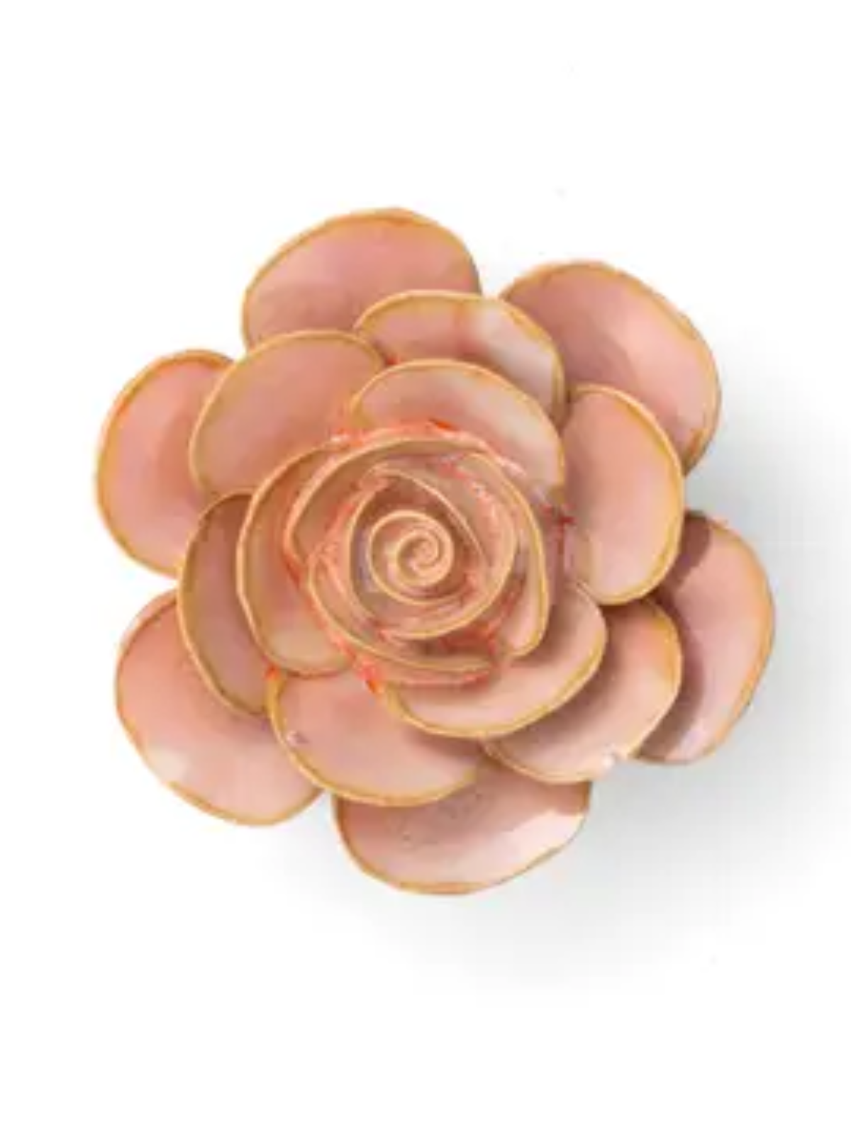 Ceramic Small Pink Ranunculus Flower