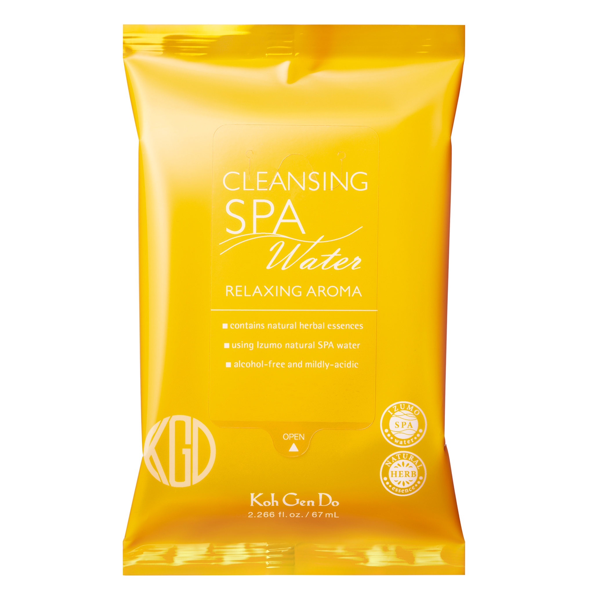 Spa Cleansing Water Cloths - Relaxing Aromas