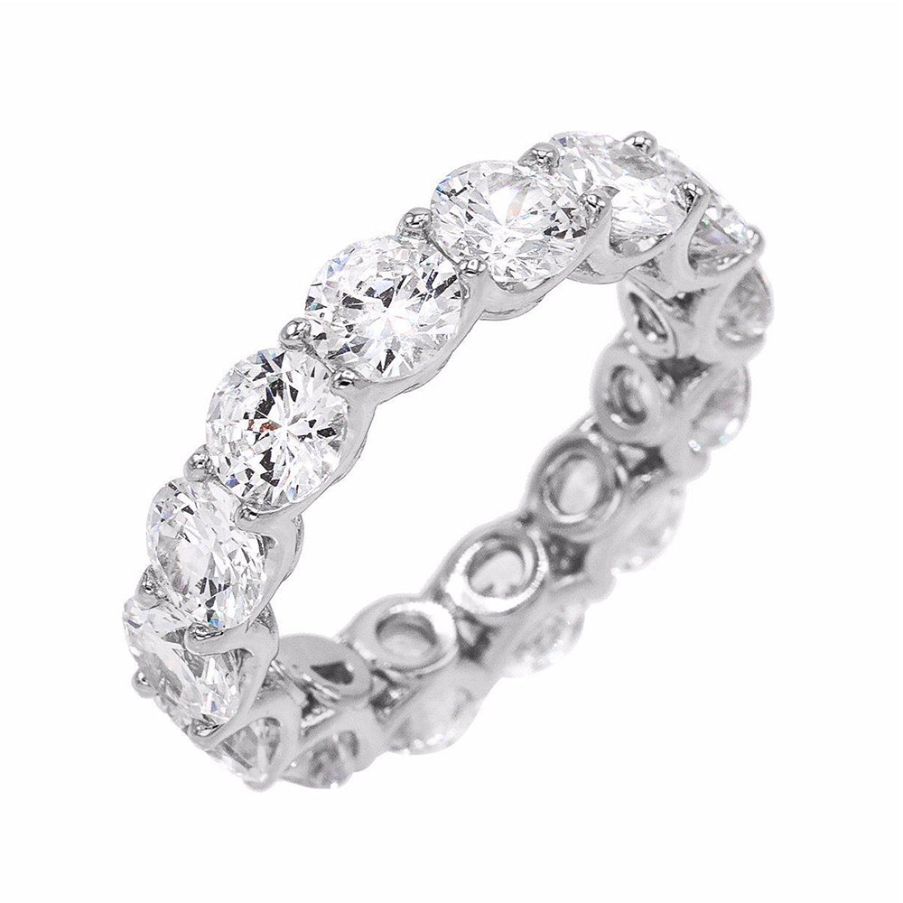 Silver / 5 Adina Eden Eternity Band - Adina's Jewels