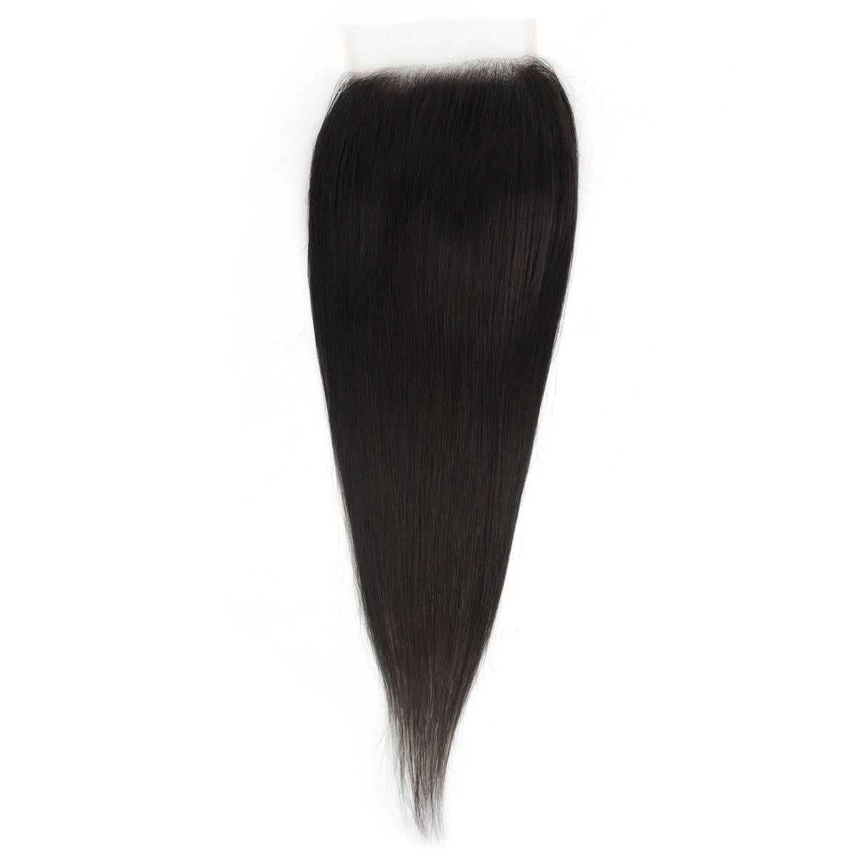 Straight 5x5 Transparent Lace Human Hair Closure