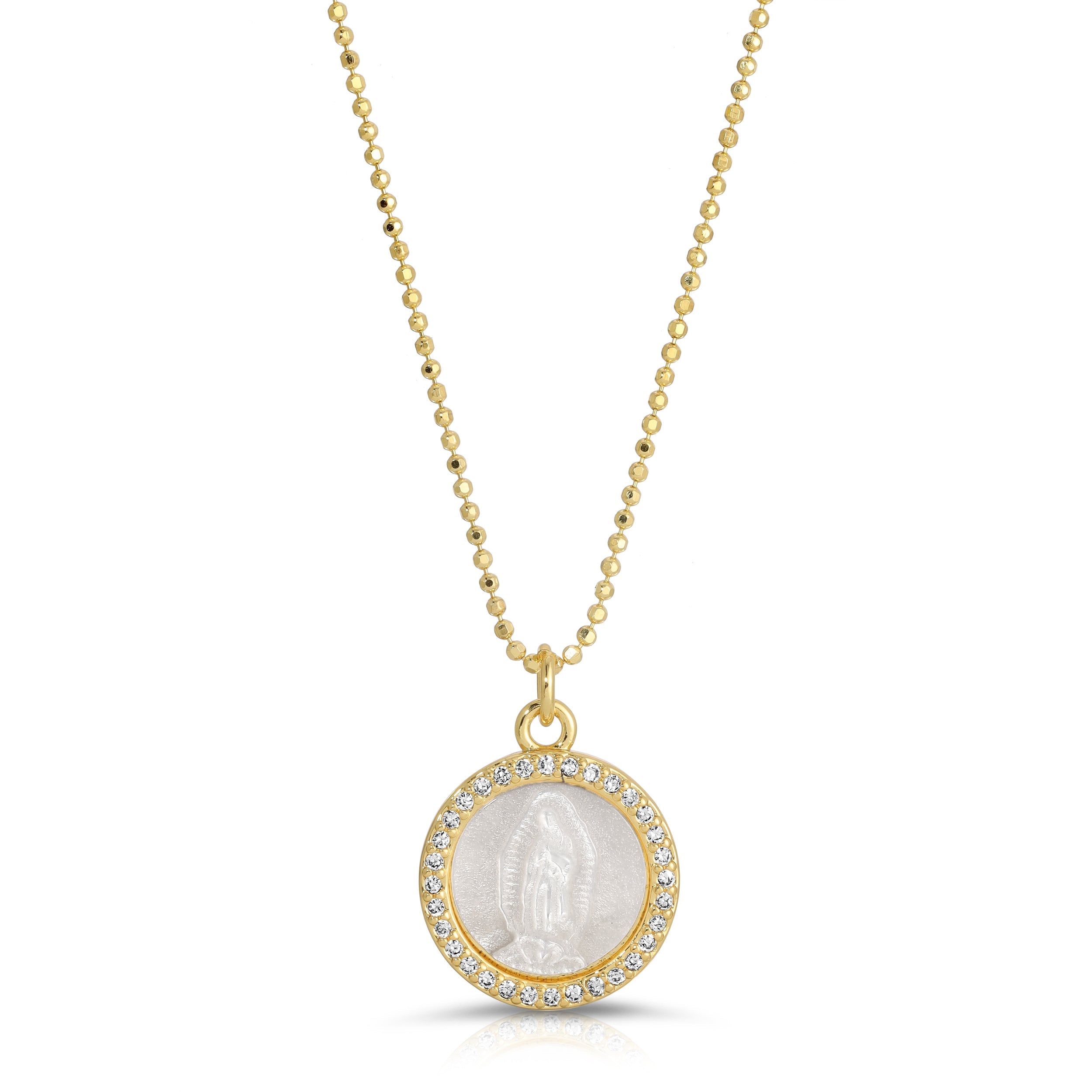 Petite Mother Mary Necklace