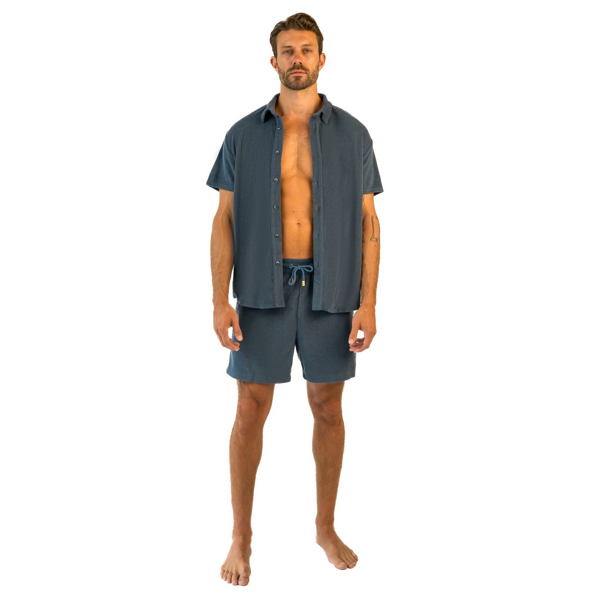 Terry Shirt / Charcoal Navy by East x East