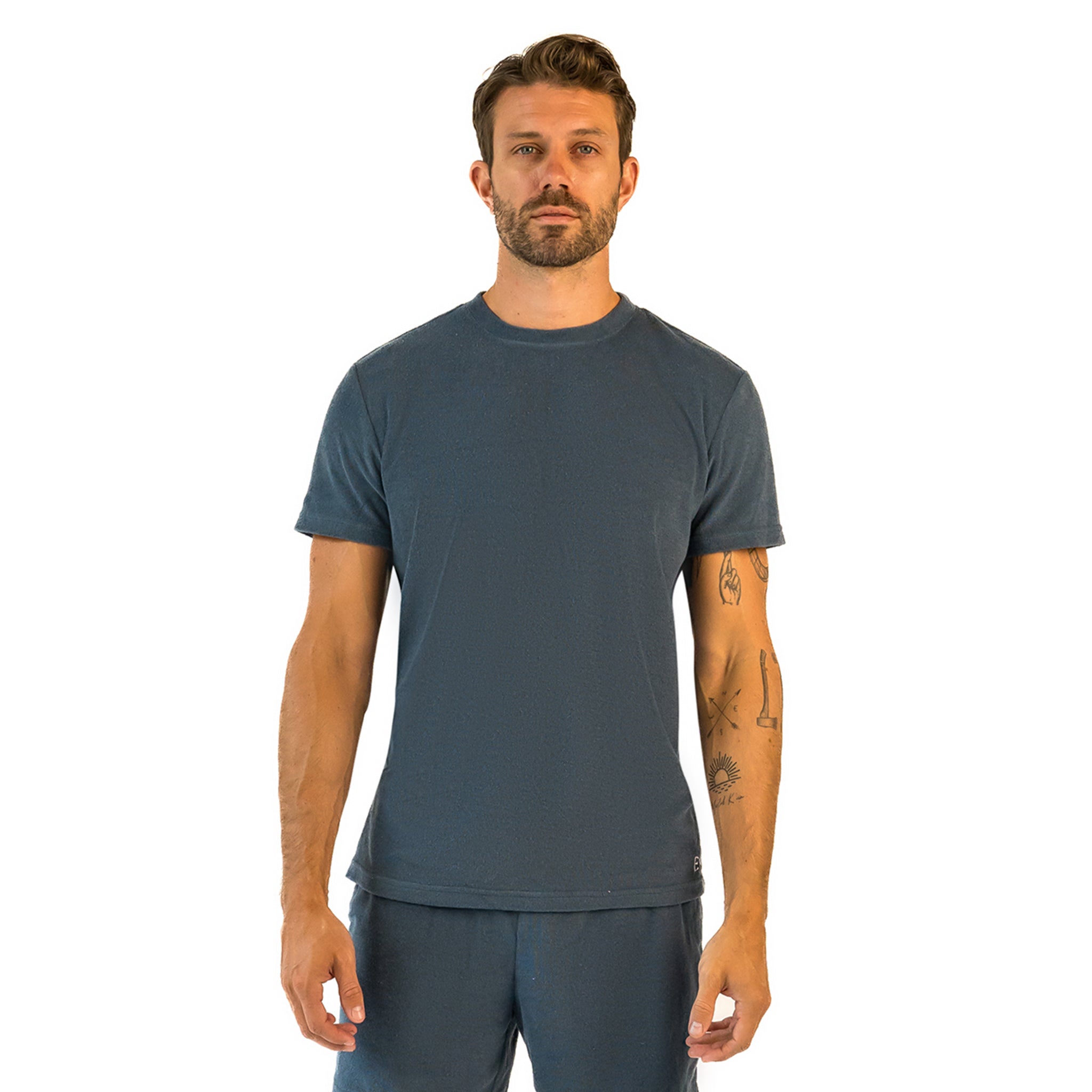 Terry T-shirt / Charcoal Navy by East x East