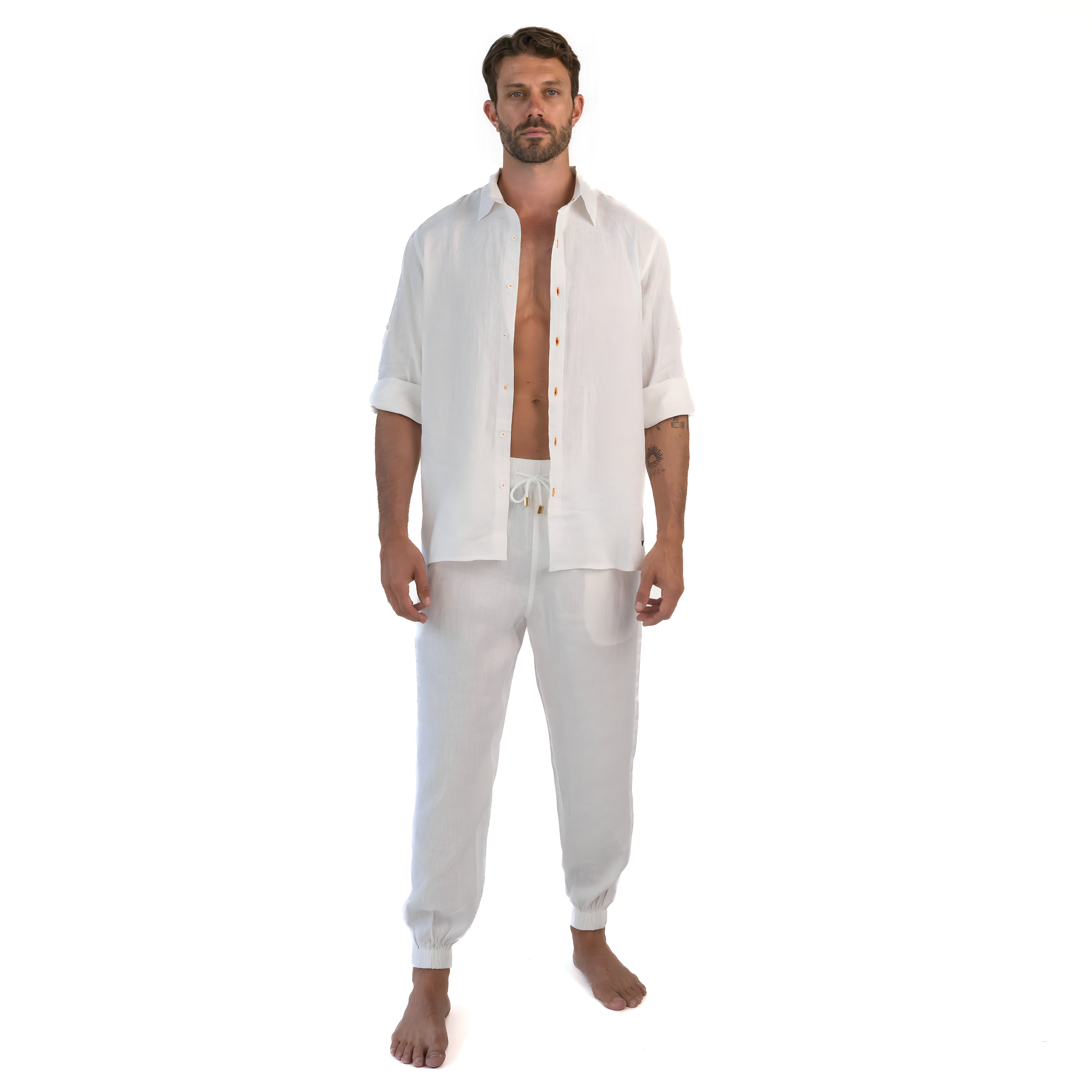 Linen Shirt / White by East x East