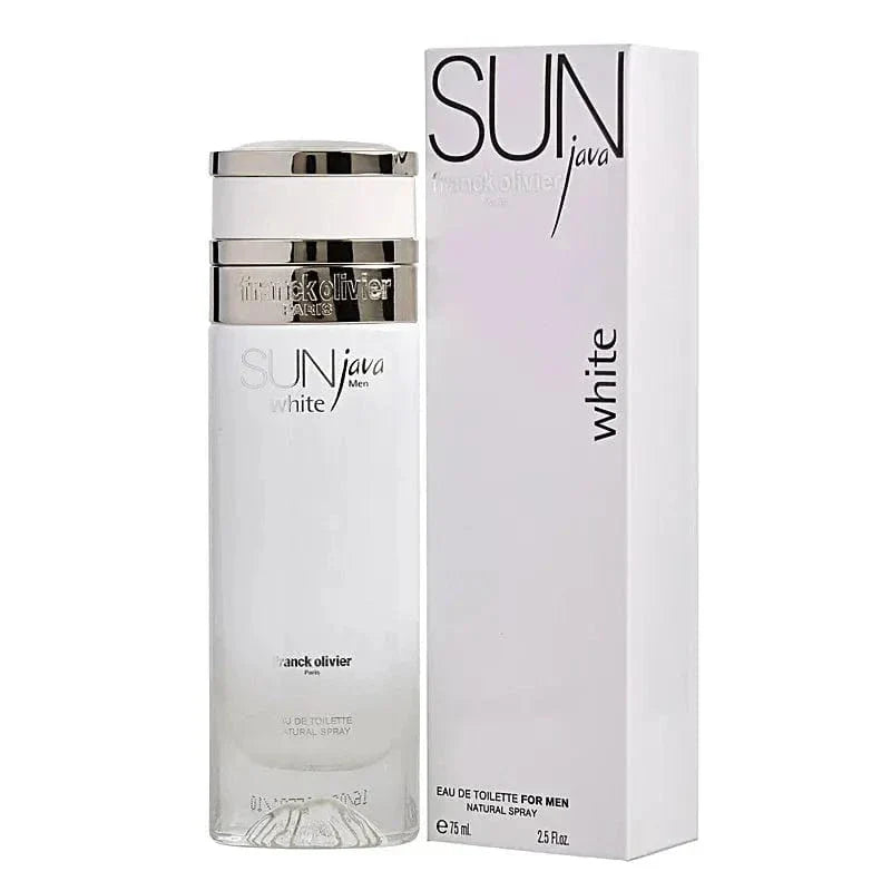 Sun Java White By Franck Olivier For Men 2.5 oz EDT Spray