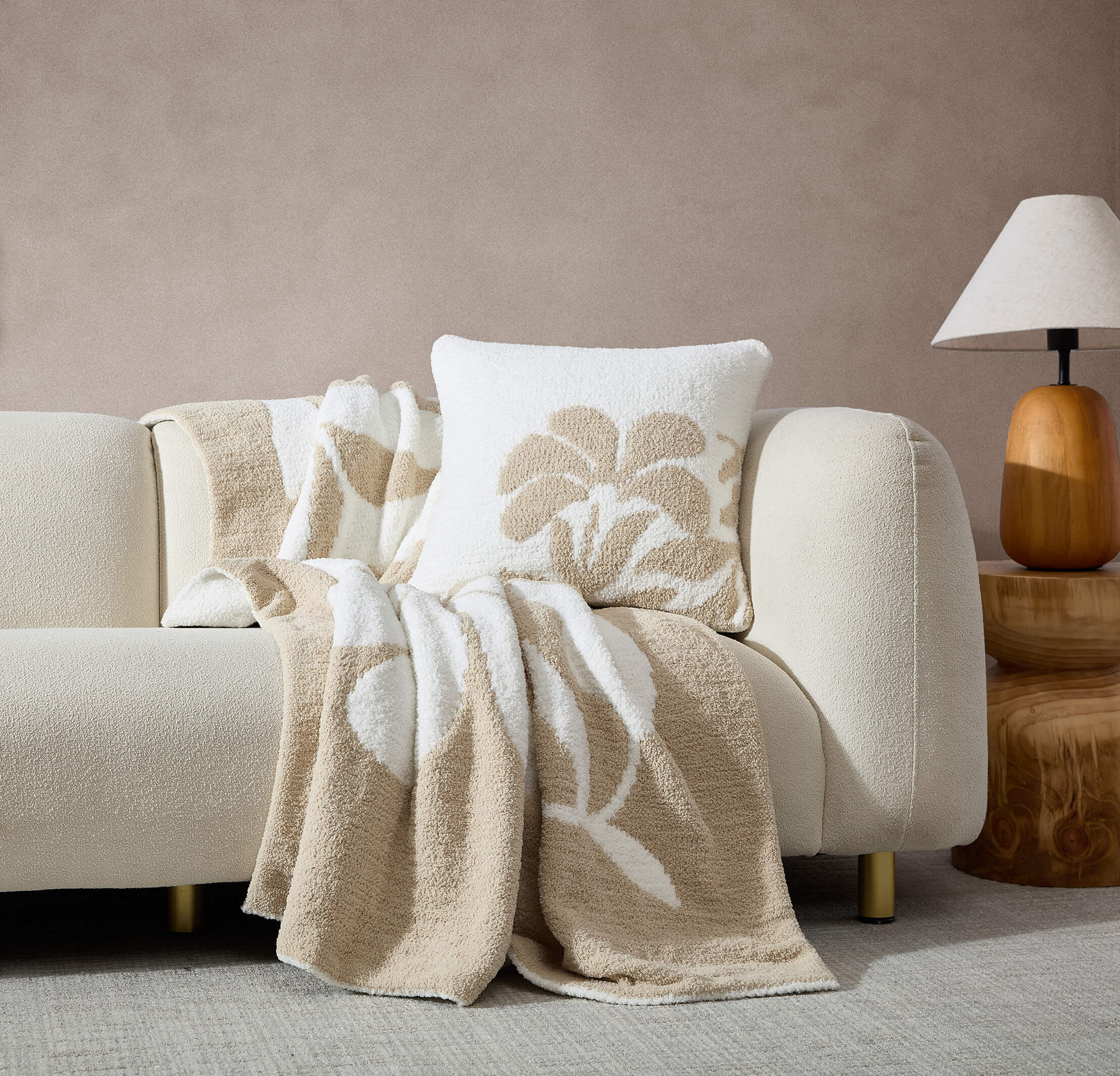 Chamomile Throw Pillow