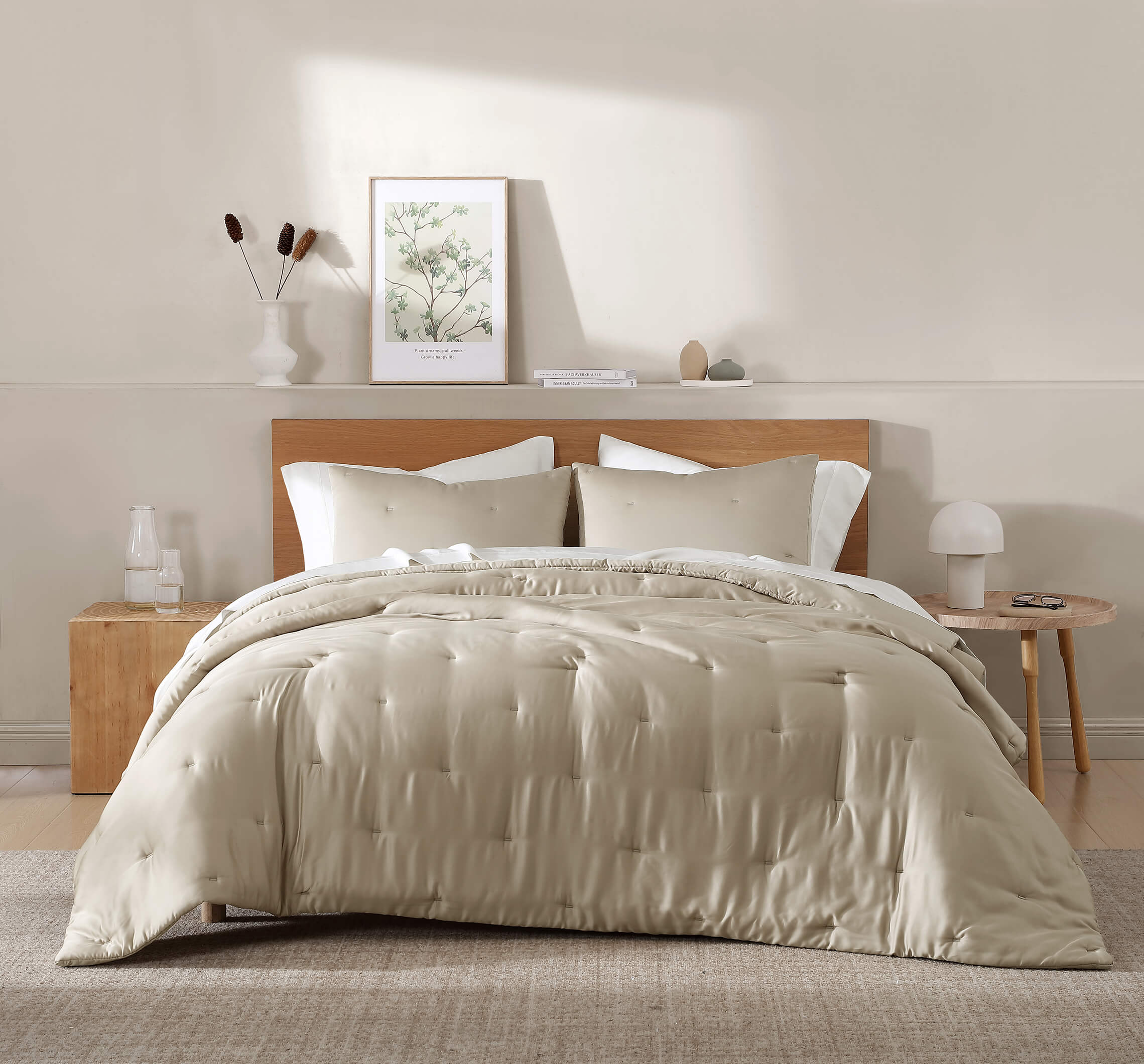 Silky Lyocell Stitch Comforter