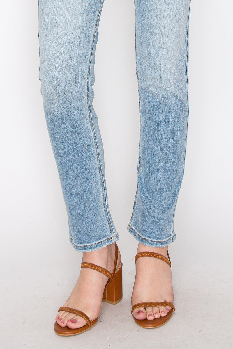 High Rise Straight Leg Jeans