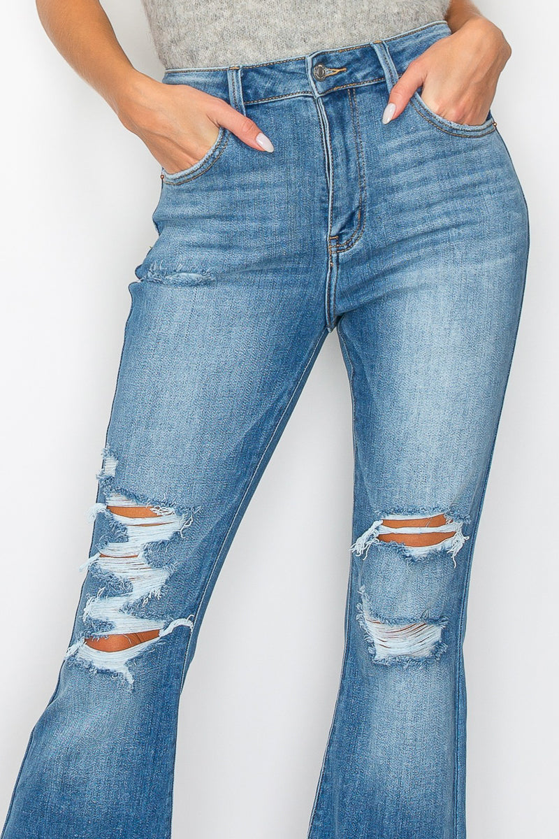 Stellar High Rise Flare Jeans