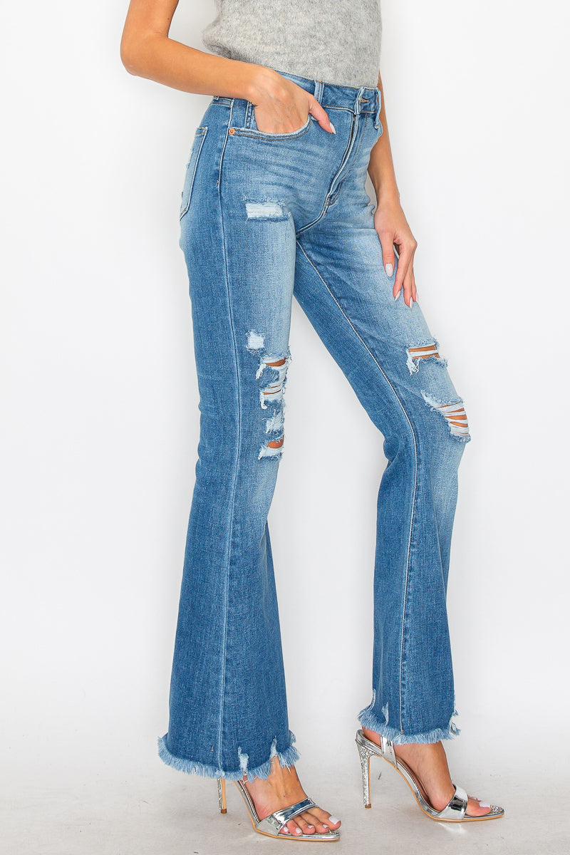 Stellar High Rise Flare Jeans