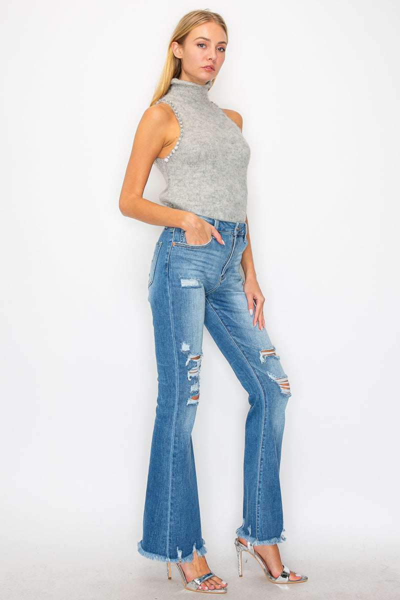 Stellar High Rise Flare Jeans