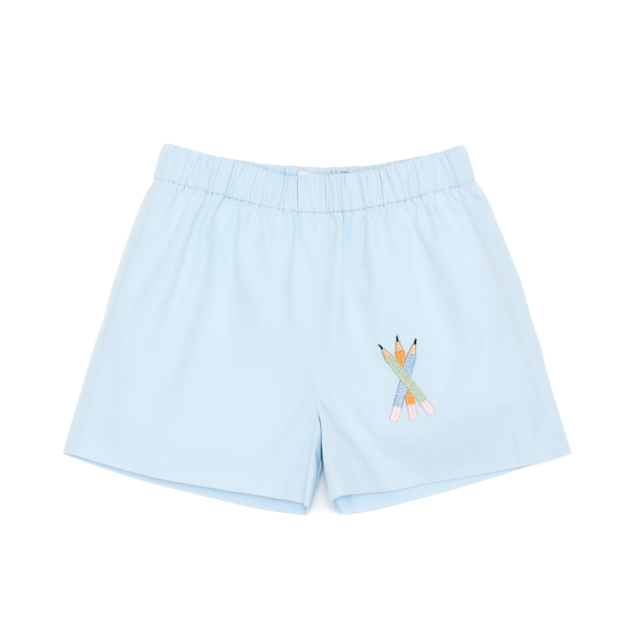 Liam Shorts with Back to School Embroidery