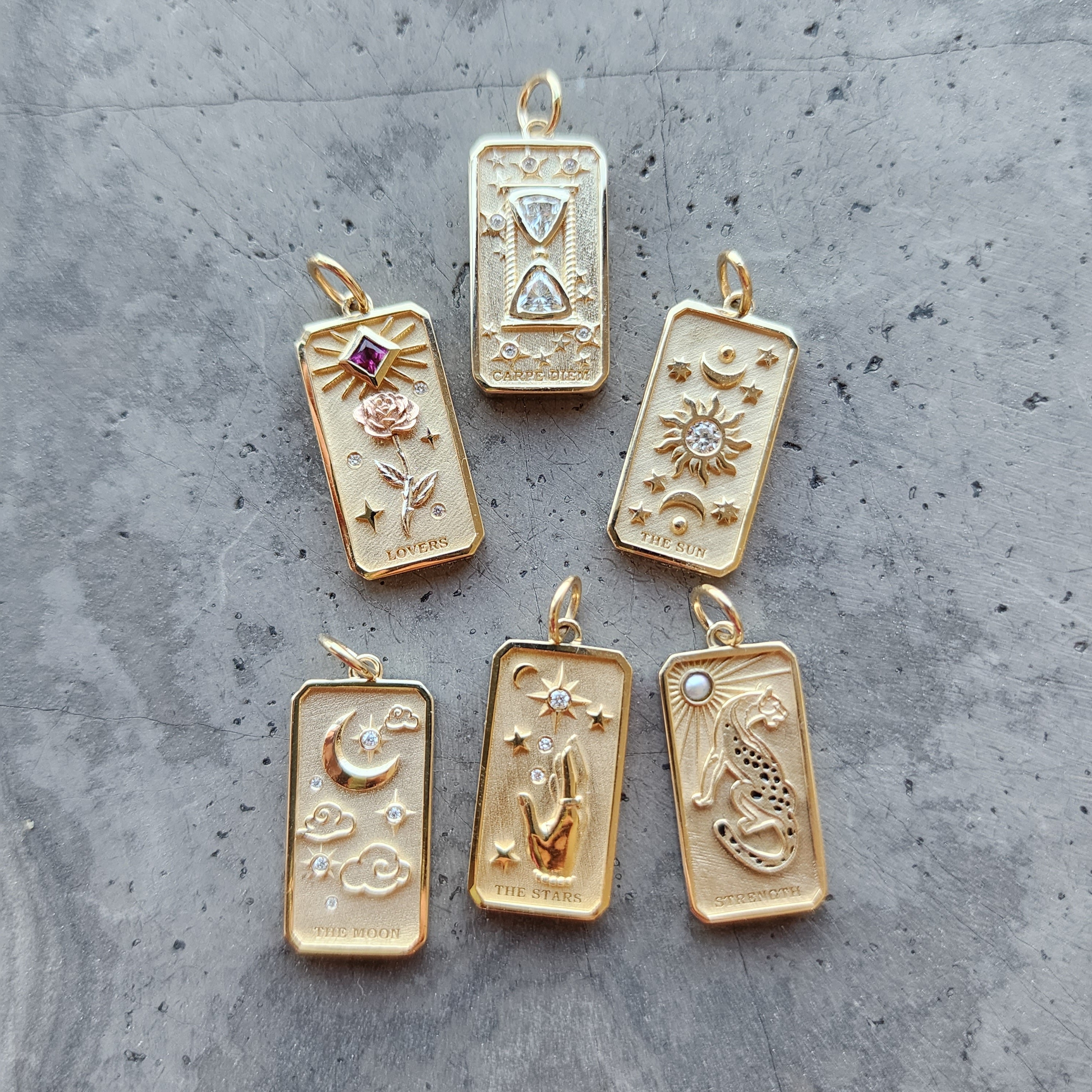 Magical Tarot Card Charm