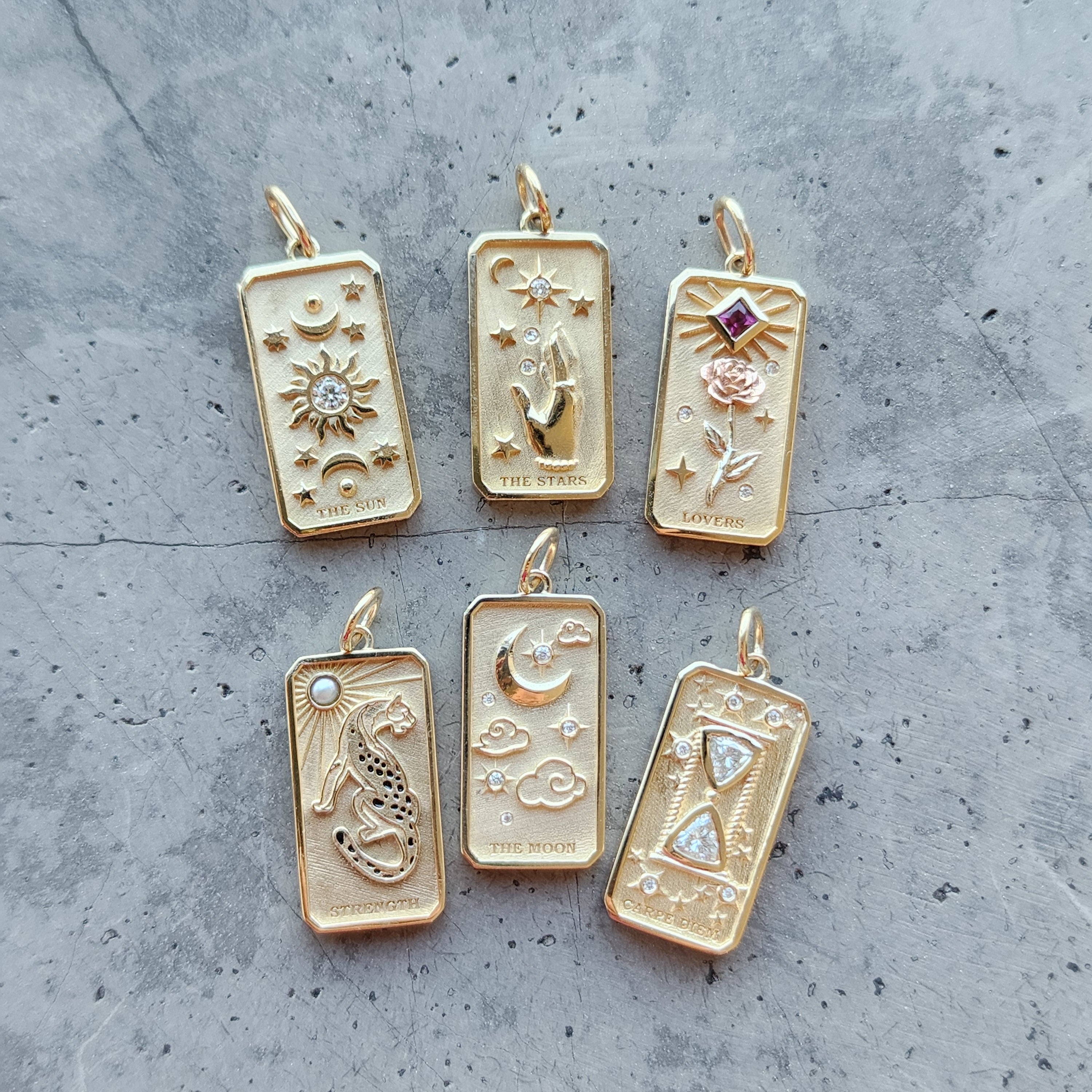 Magical Tarot Card Charm