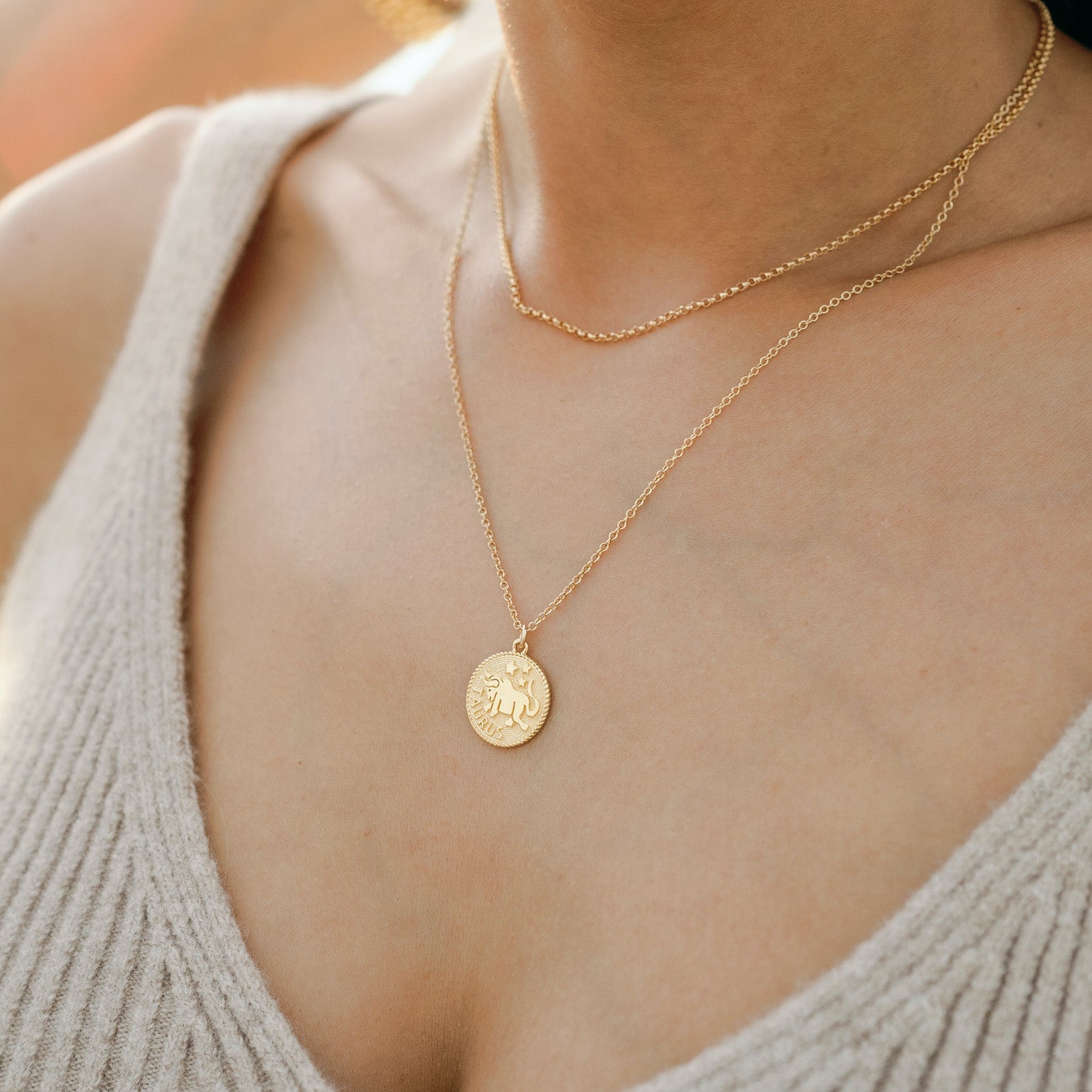 Taurus Zodiac Necklace