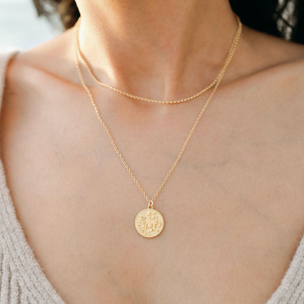 Taurus Zodiac Necklace