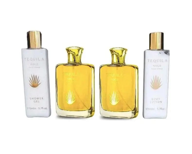 Tequila Gold 4 Piece Gift Set For Men's EDP
