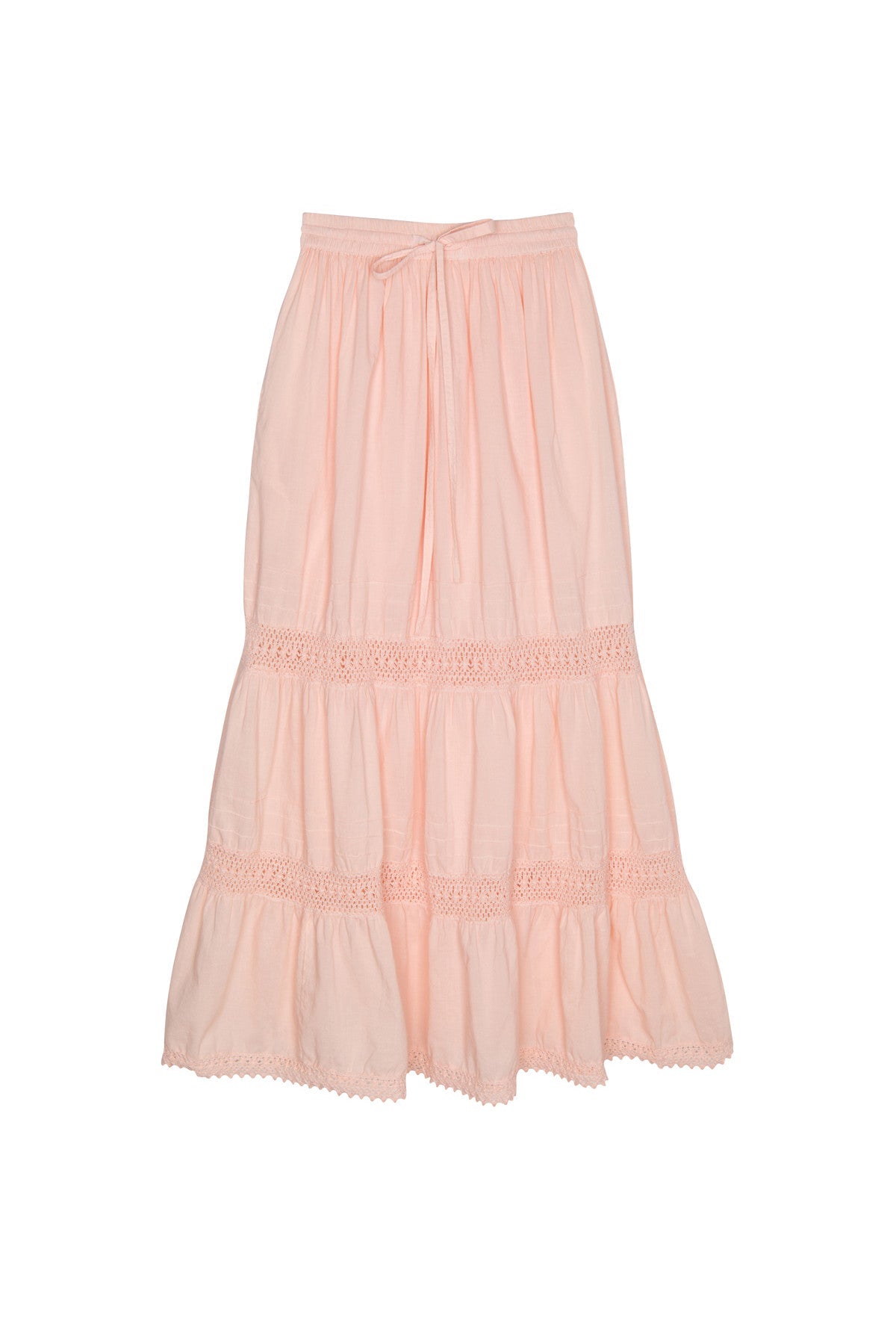 The Adelaide Prairie Skirt - Pale Cantaloupe