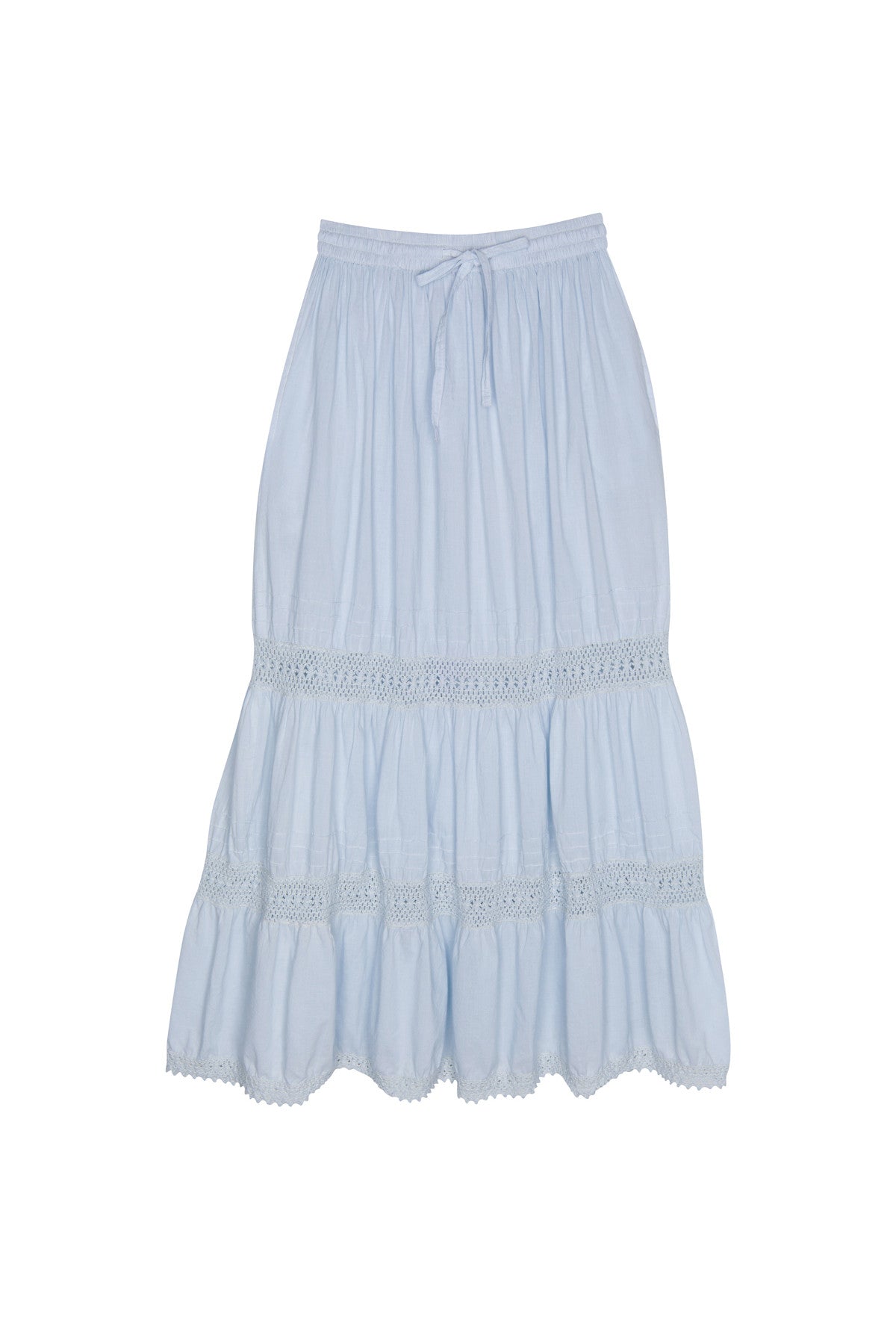 The Adelaide Prairie Skirt - Sail Blue