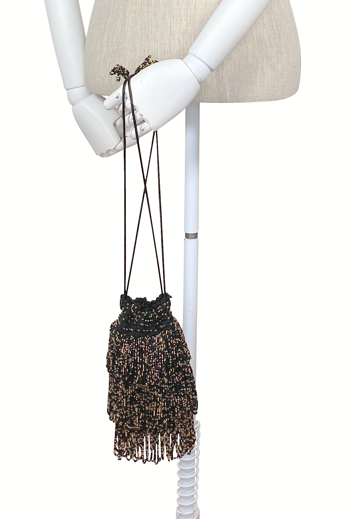 The Bonbon 1920's Pochette Bag - Noir Confetti