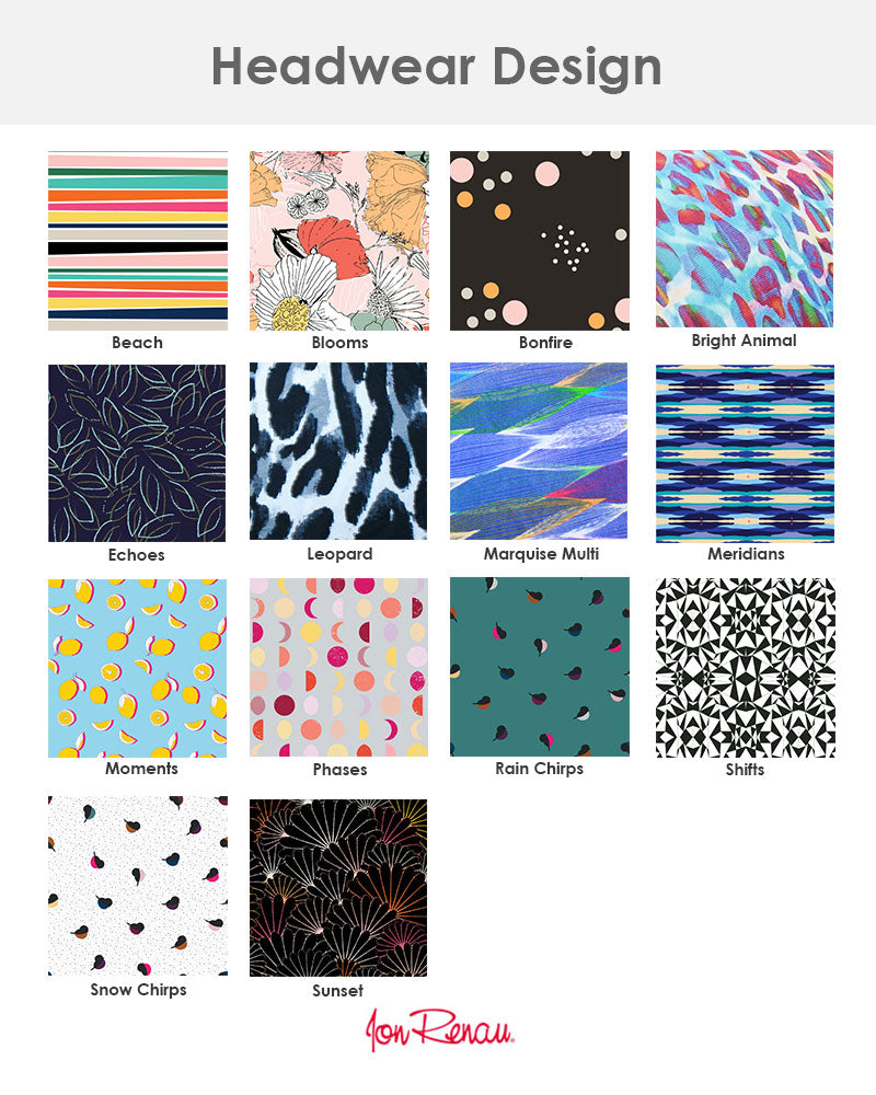 The Elegant Softie Print Headwear