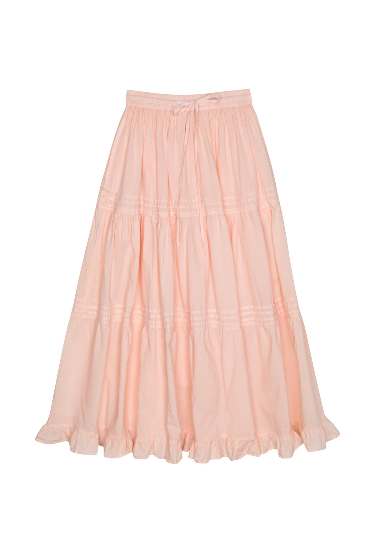 The Emmeline Prairie Skirt - Pale Cantaloupe