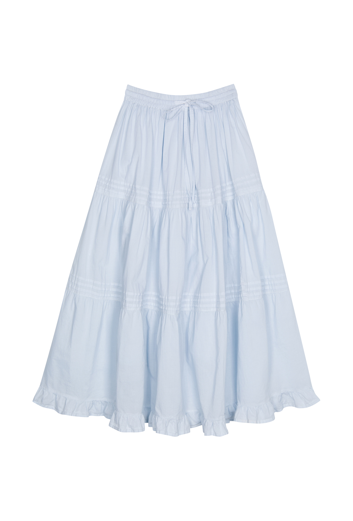 The Emmeline Prairie Skirt - Sail Blue