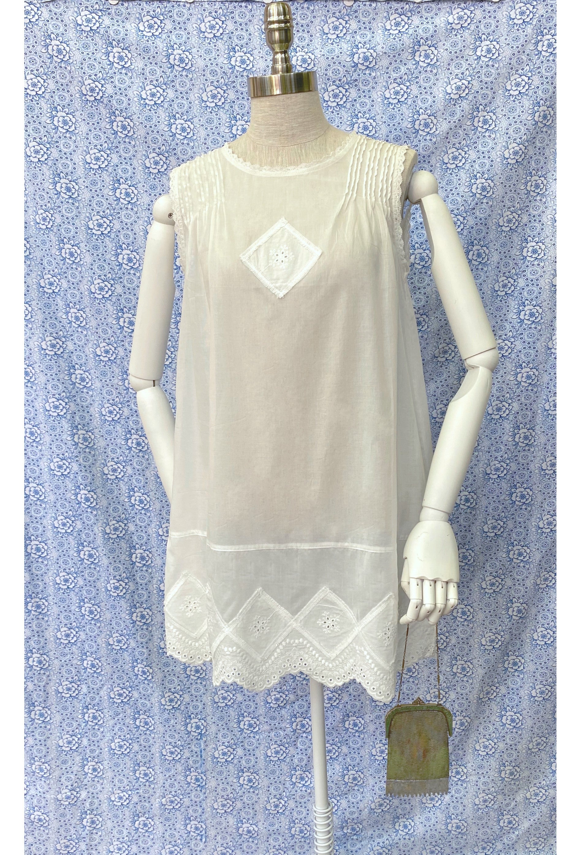 The Jackie Shift Dress - Heirloom White