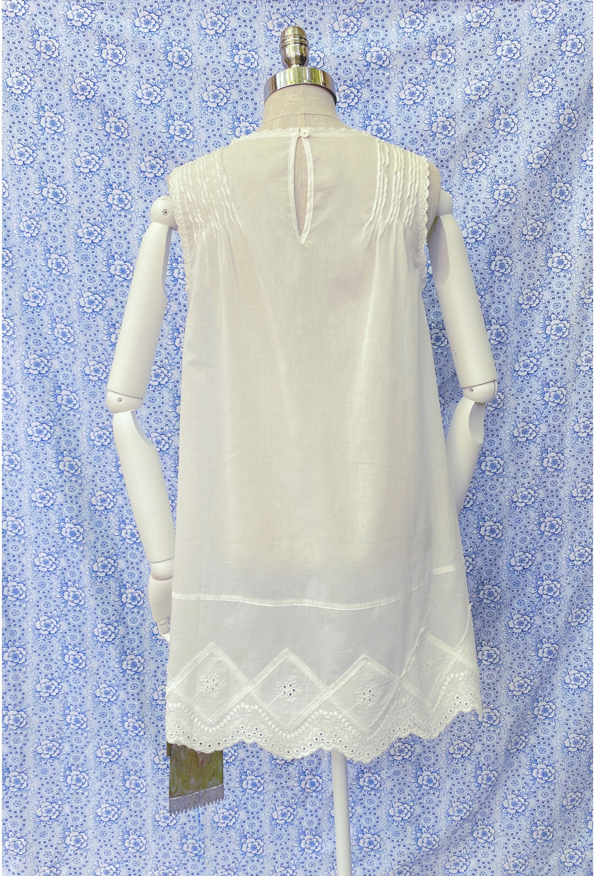 The Jackie Shift Dress - Heirloom White