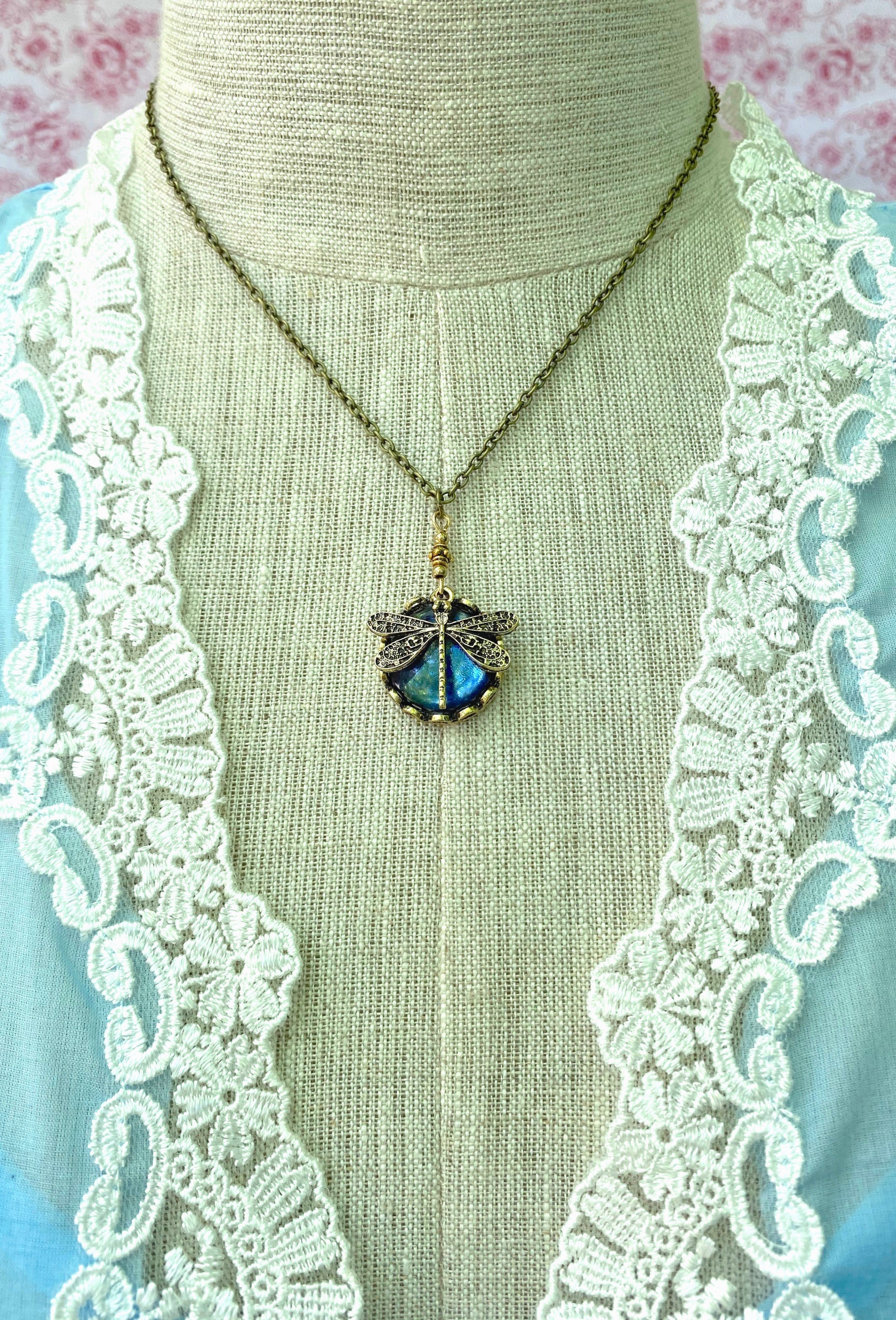 The Vintage Dragonfly Necklace