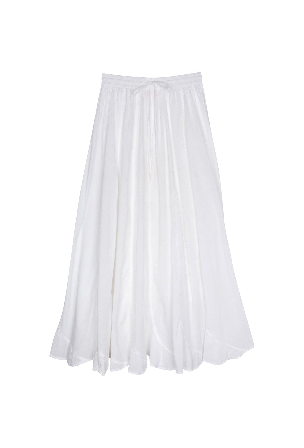 The Viola Prairie Skirt - White