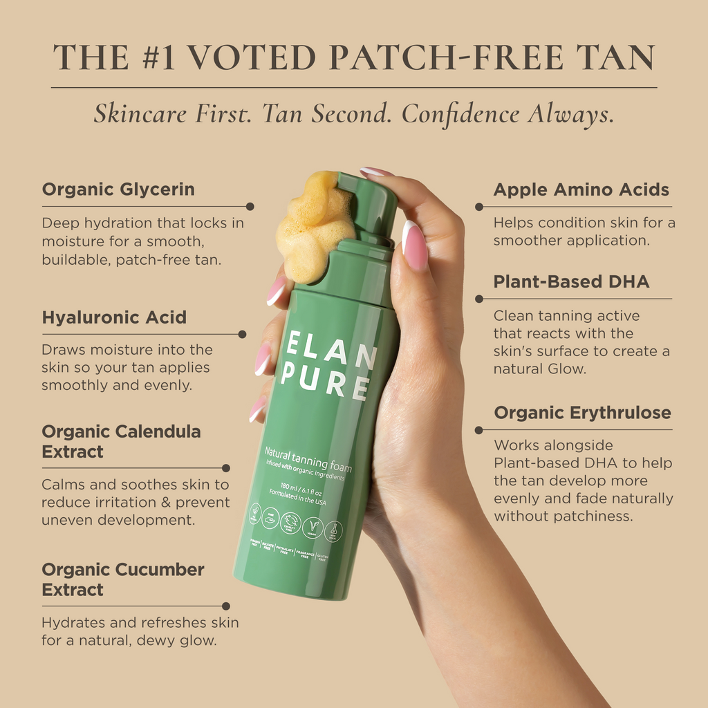 Non-Toxic Self Tanner | Natural, Clean Ingredients | Elan Pure