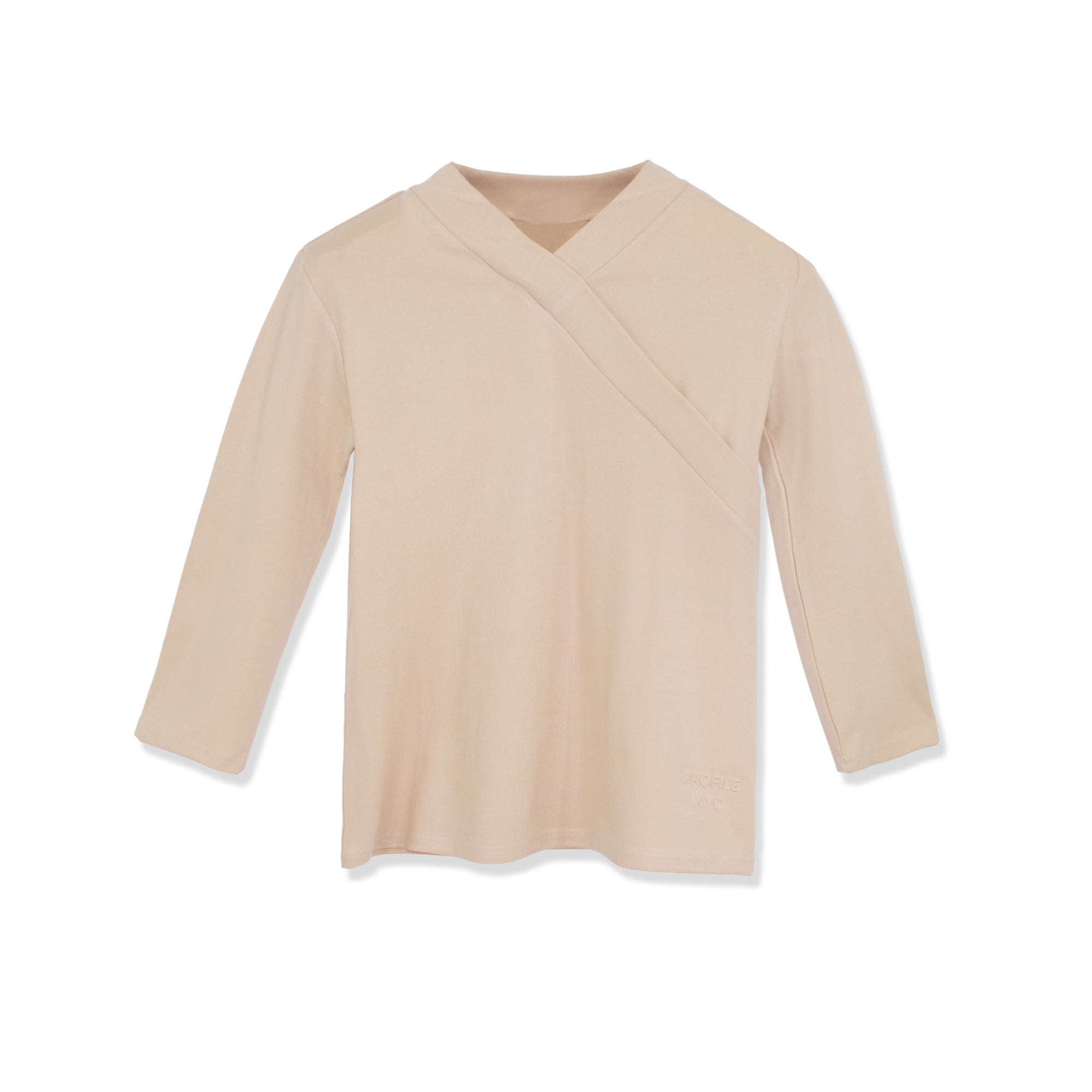 FAUX WRAP MODAL T SHIRT