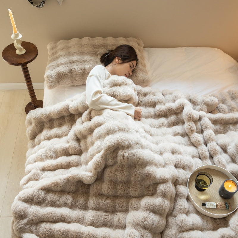 Toscana Soft & Comfortable Plush Bed Throw Blanket | 3CARATS
