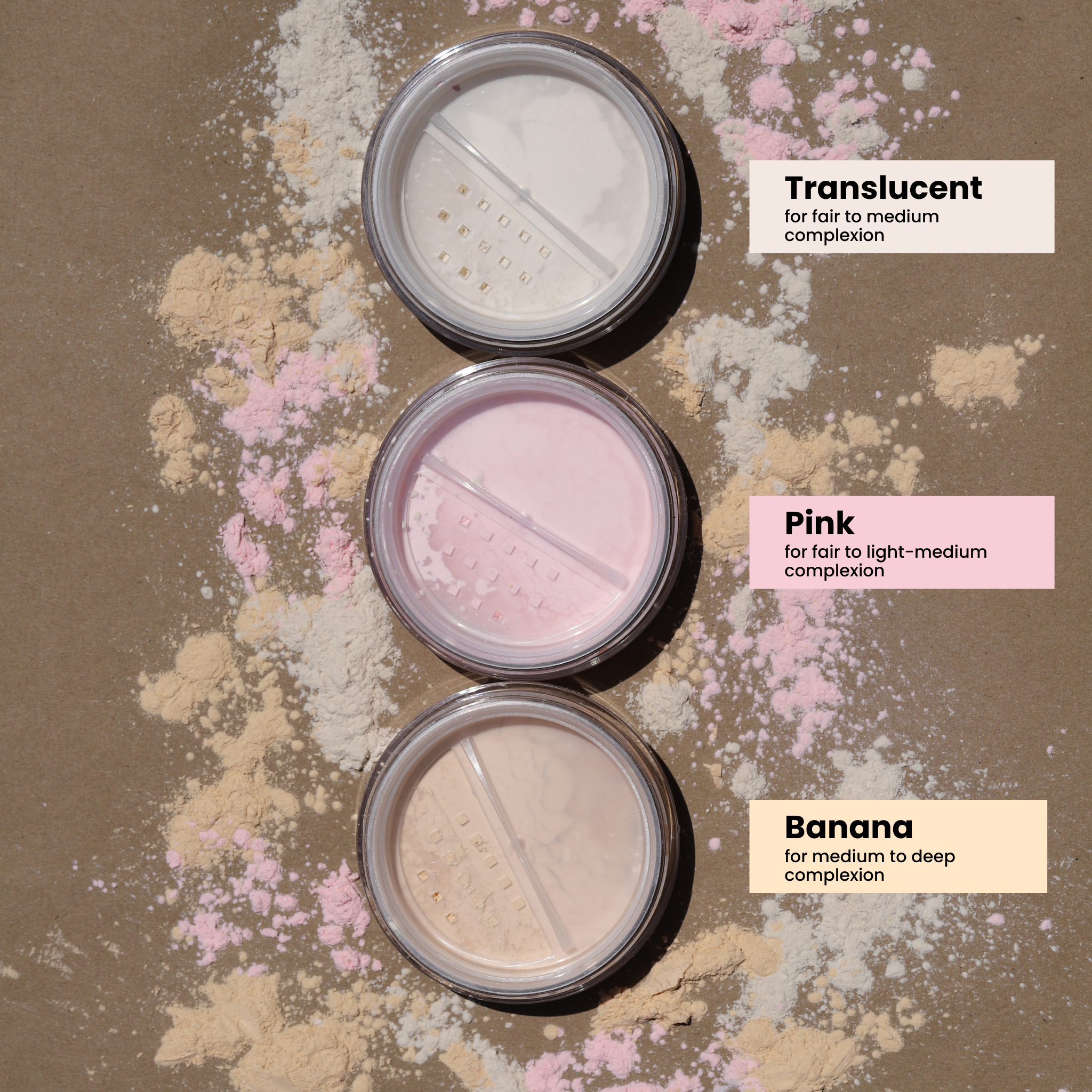 Star Bright Loose Setting Powder, Pink by Half Caked