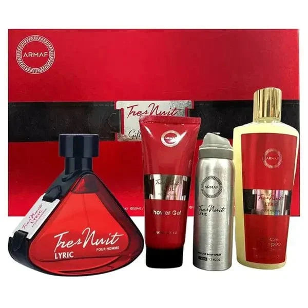 Tres Nuit Lyric By Armaf For men (4pc Gift Set)