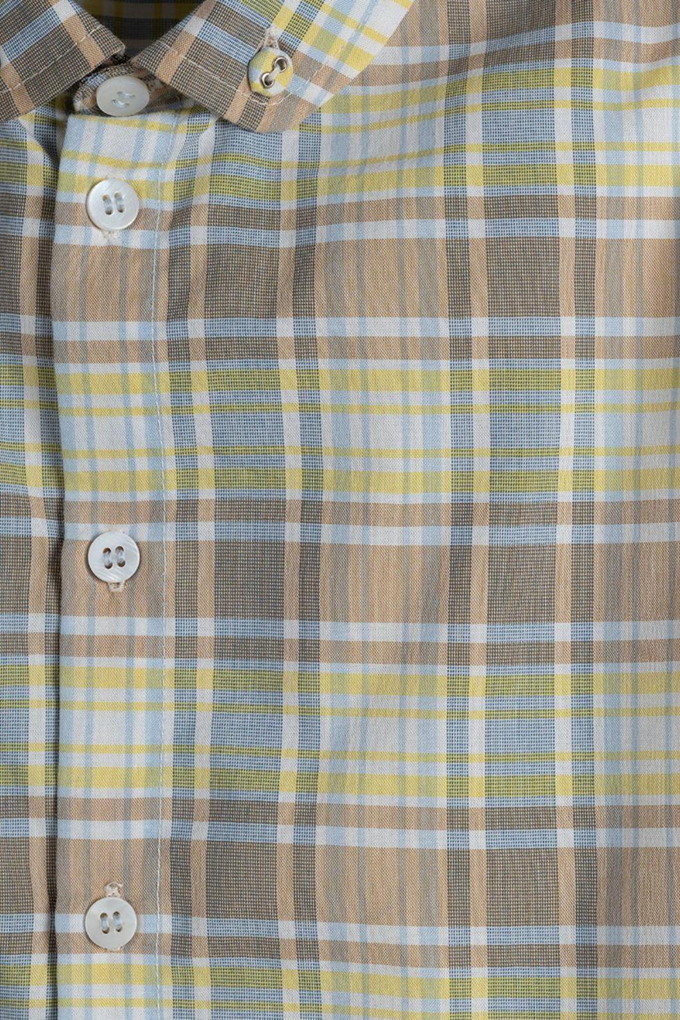 Grayson Shirt in Lemon Sky Check
