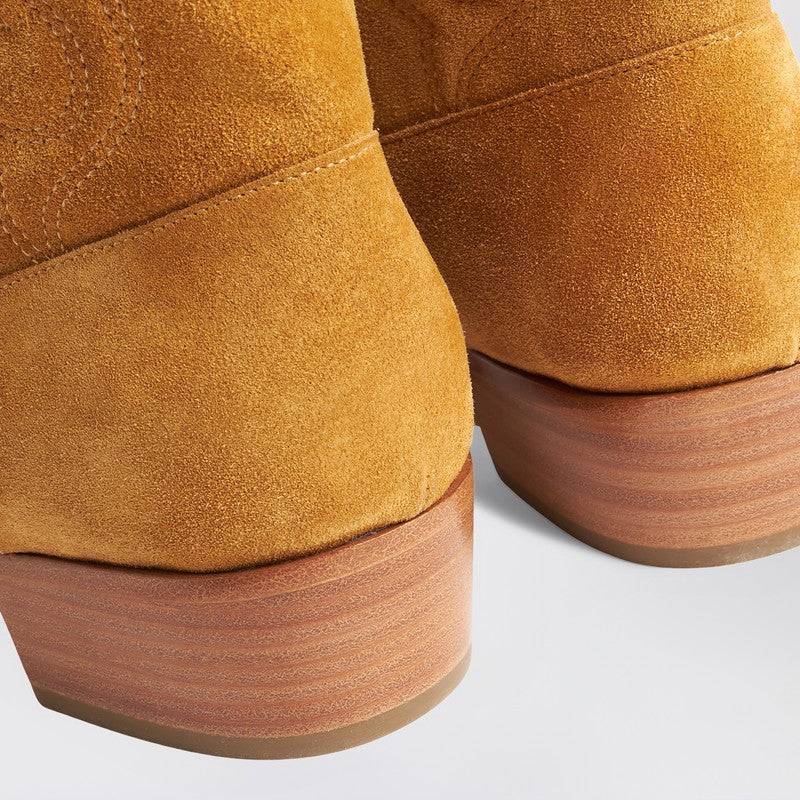 1989 Studio Brown Cowboy Boots Men