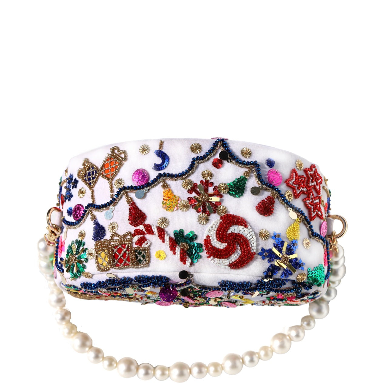 Ugly Christmas Half Moon Bag