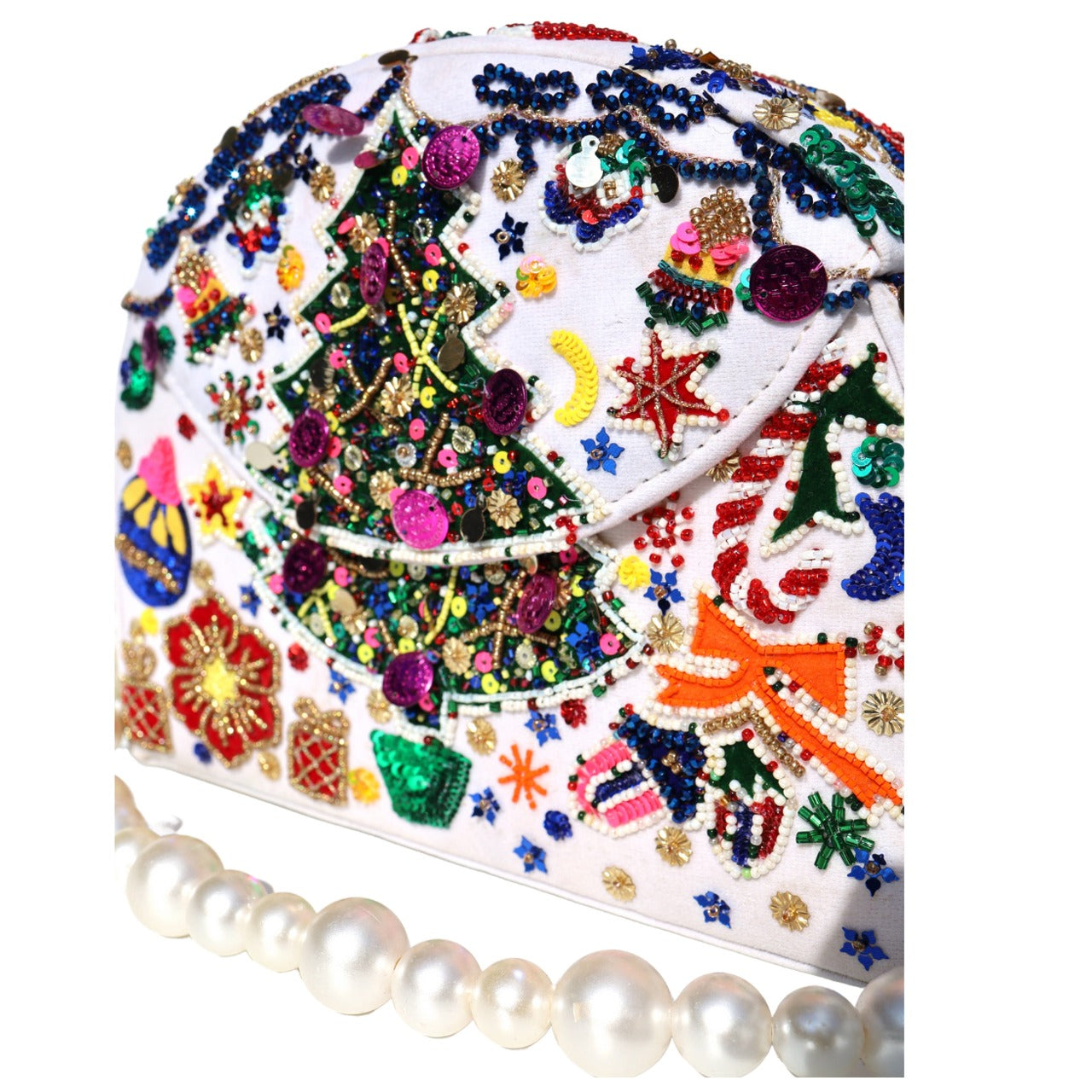 Ugly Christmas Half Moon Bag