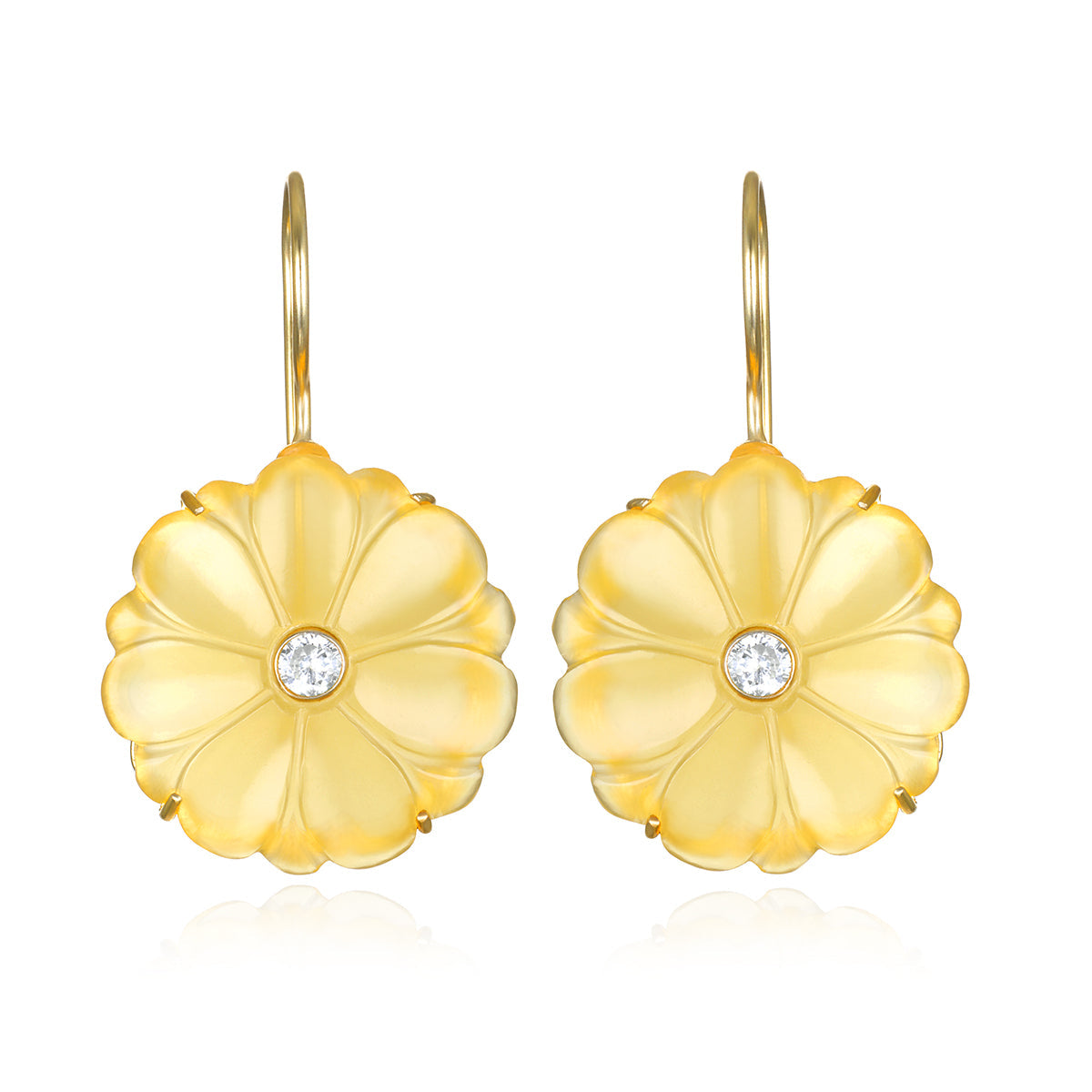 New! Magnolia Earring-Lemon