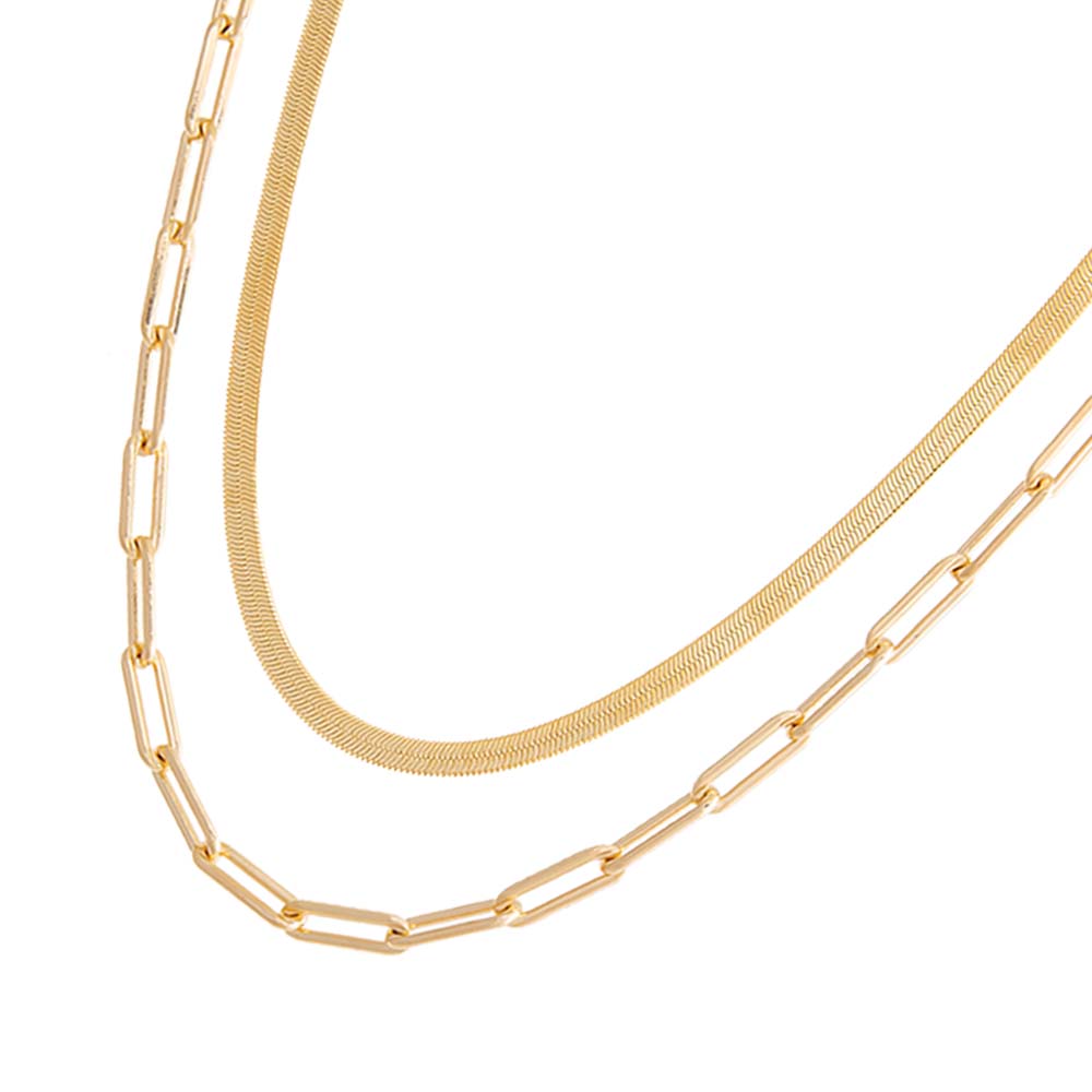 Gold Day To Night Necklace Combo Set - Adina's Jewels