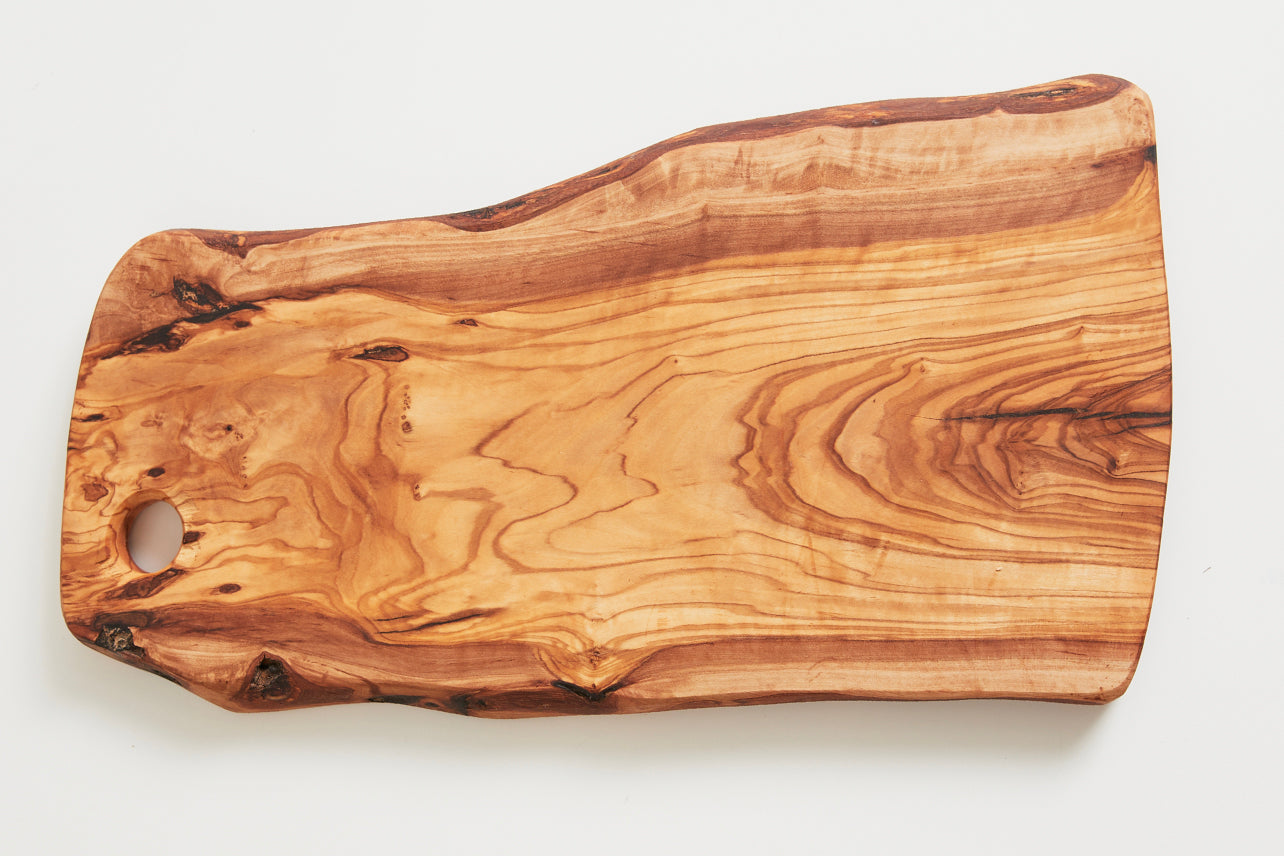 Italian Olivewood Charcuterie Board - with Hole by Verve Culture